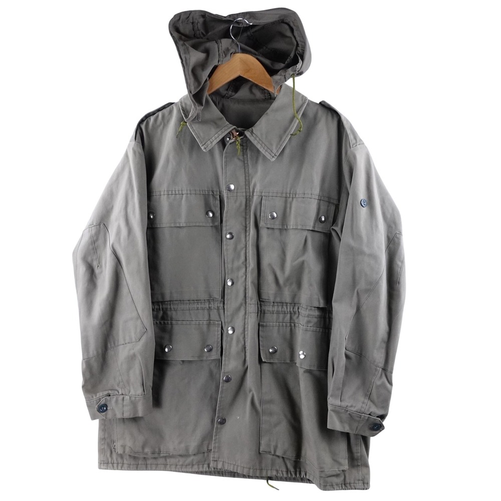 Vintage Russian‎ Military Field Jacket Olive Green Hooded Utility Parka Size M
